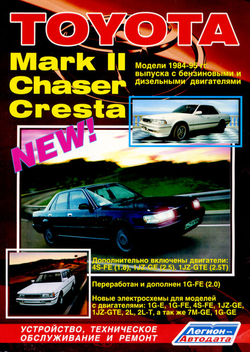 TOYOTA MARK  II / CHASER / CRESTA 1984 - 1995 бензин / дизель