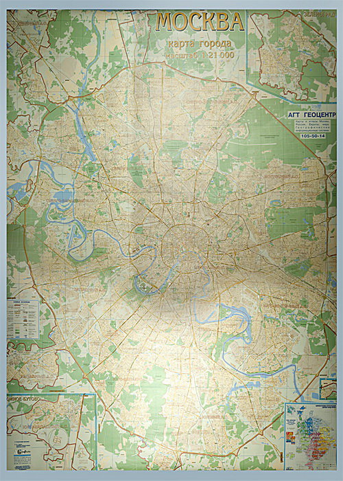 Москва - карта города