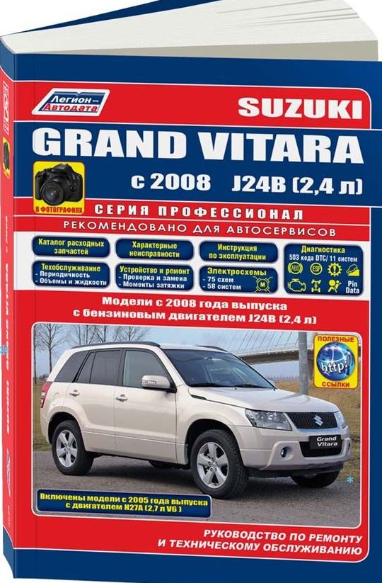 книга по ремонту Suzuki Grand Vitara 