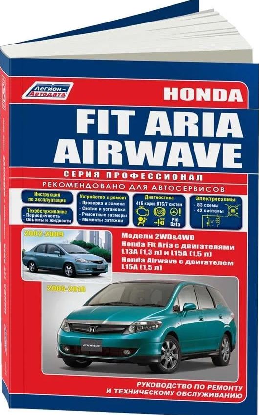Книга HONDA AIRWAVE (Хонда Айрвейв) с 2005 бензин Пособие по ремонту и эксплуатации