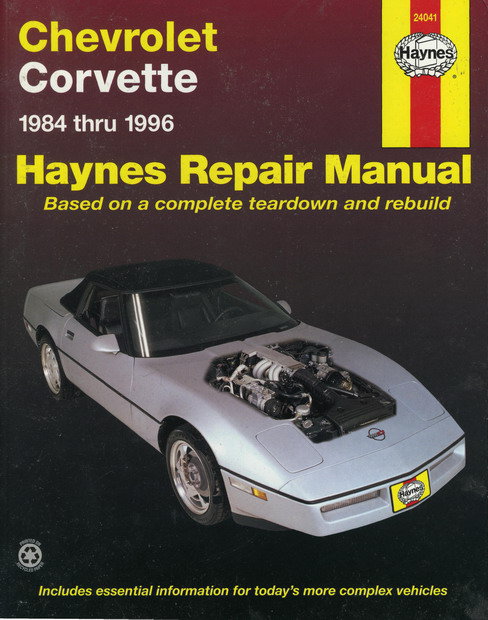 CHEVROLET CORVETTE 1984-1996 бензин Мануал по ремонту и техническому обслуживанию