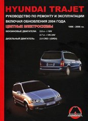 Руководство HYUNDAI TRAJET (ХЕНДАЙ ТРАДЖЕТ) 1996-2006 бензин / дизель Пособие по ремонту и эксплуатации
