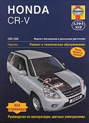 Инструкция HONDA CR-V (ХОНДА СРВ)  2002-2006 бензин / дизель Книга по ремонту и эксплуатации