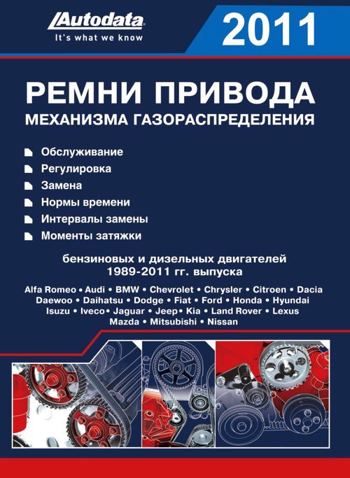 РЕМНИ ПРИВОДА МЕХАНИЗМА ГАЗОРАСПРЕДЕЛЕНИЯ 1989-2011